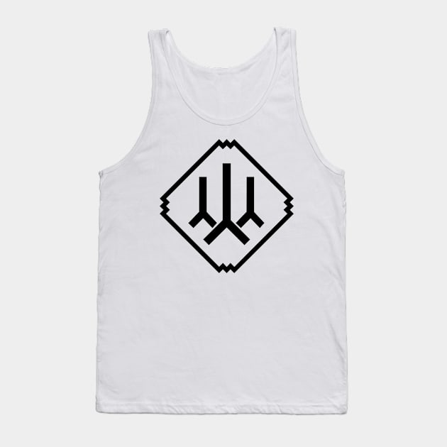 Yamanashi Prefecture Symbol Tank Top by Wickedcartoons